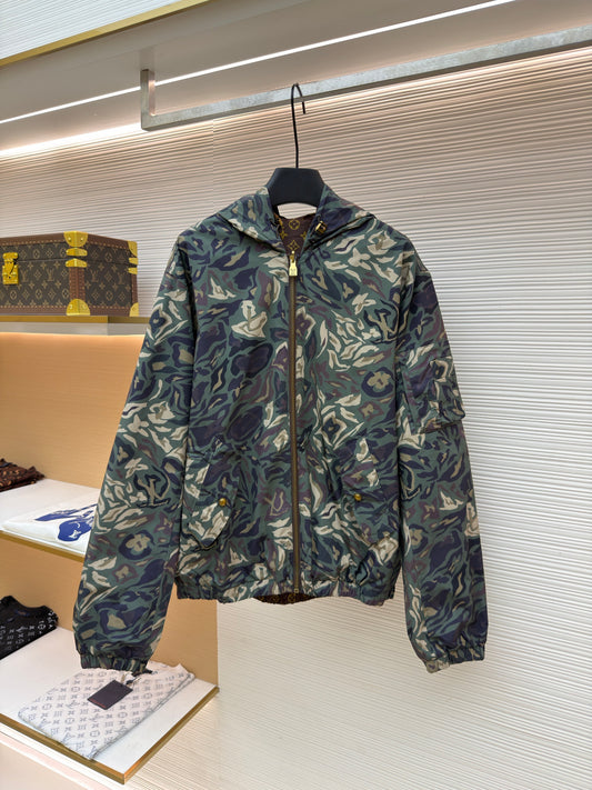 Graphic Hooded Jacket