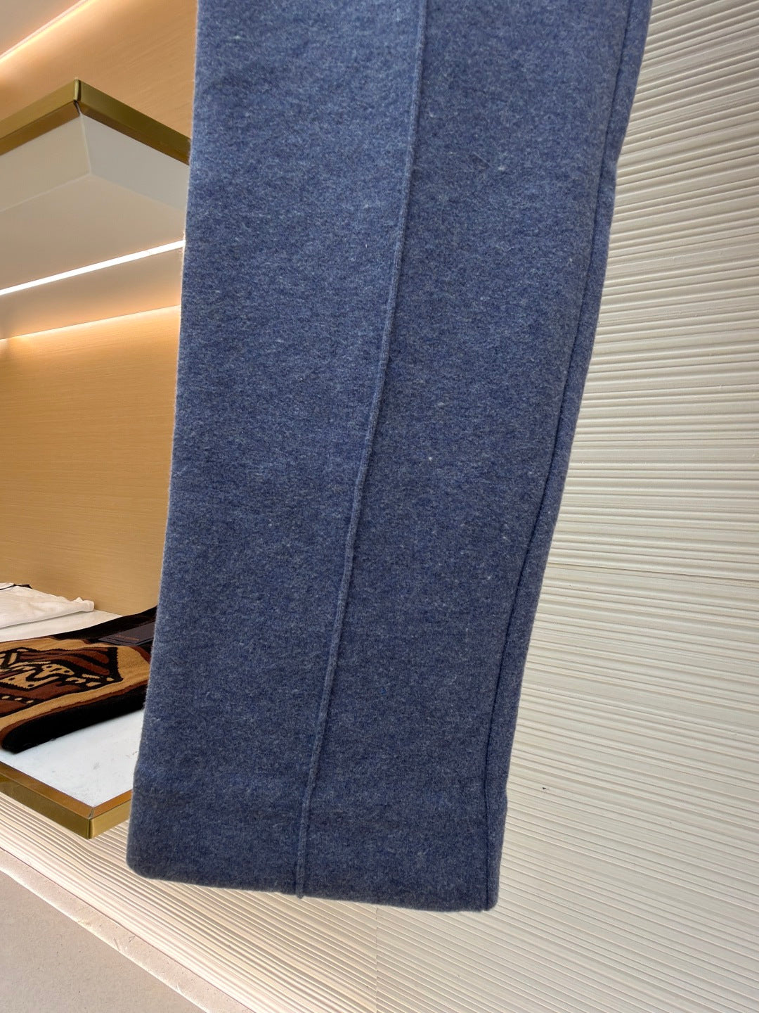 Oblique Cashmere Trousers