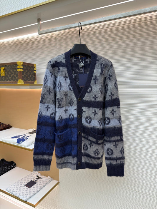 Monogram Knit Cardigan