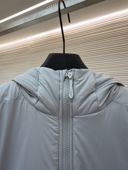 Embroidered Down Jacket