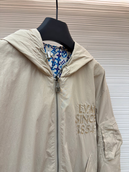 LV Logo Windbreaker Jacket