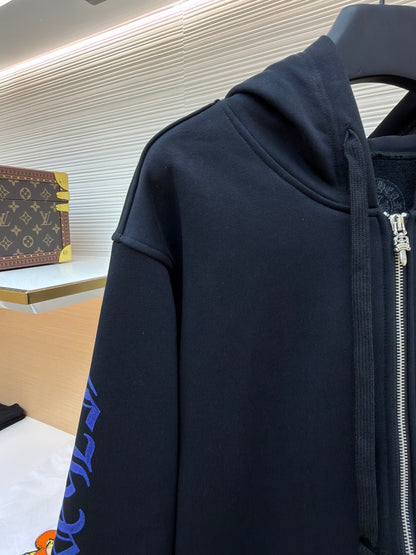 Gothic Logo Zip Jacket