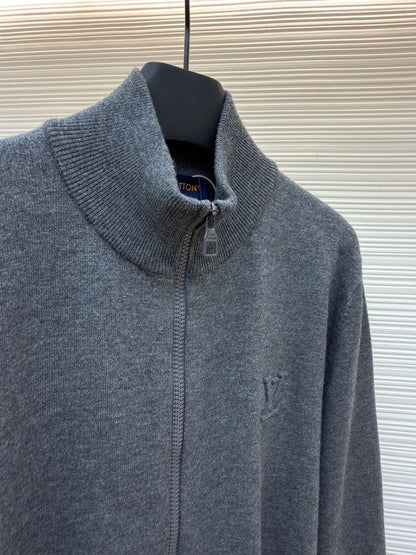 LV Logo Cashmere Crewneck Sweater