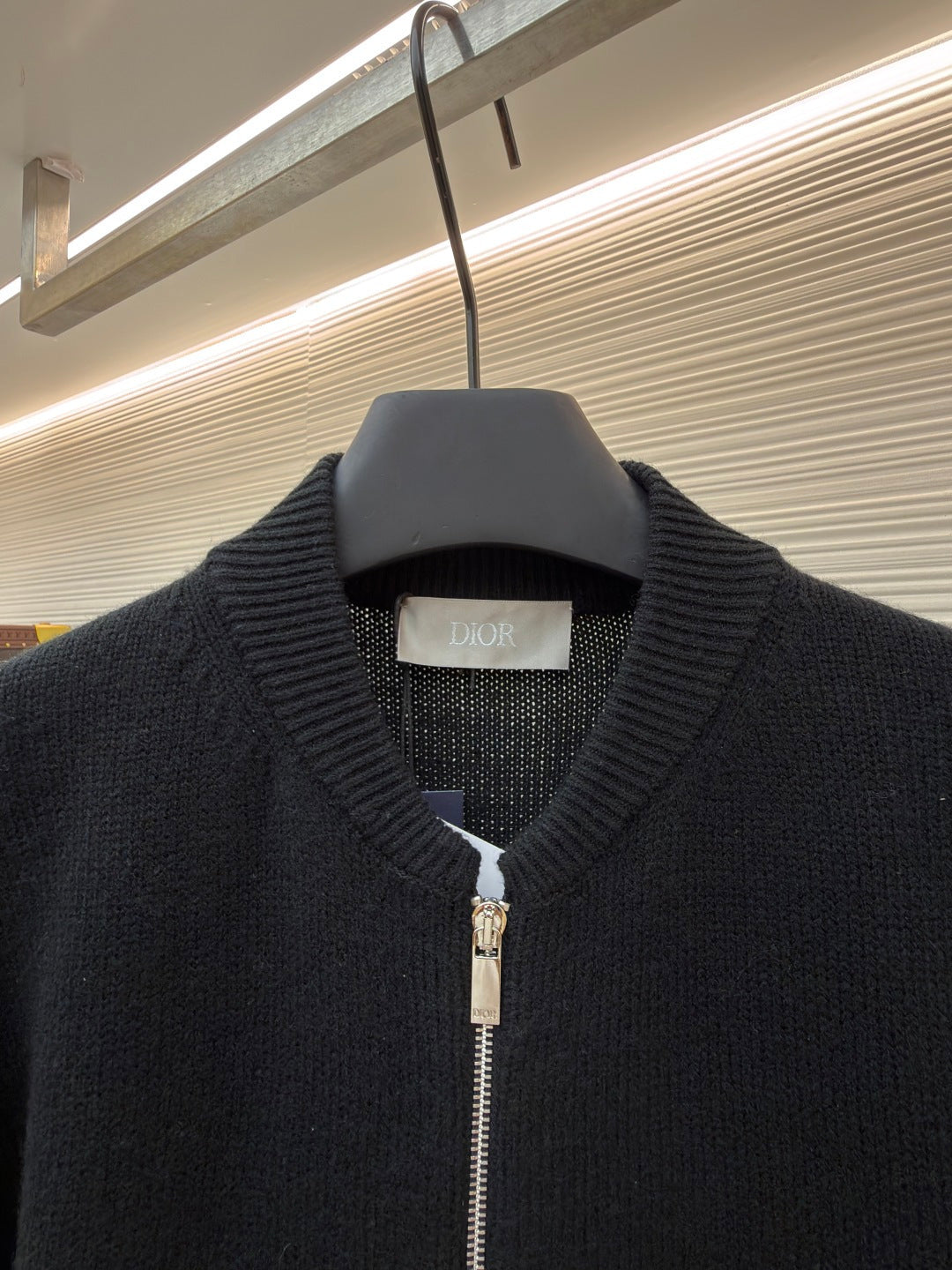 CD Logo Wool Knit Cardigan