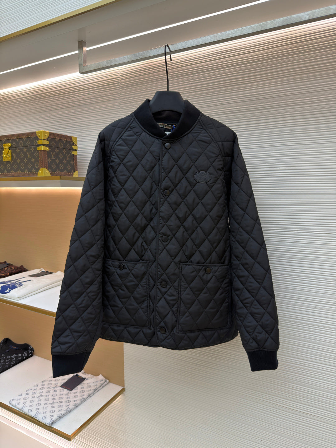 Vintage Check Down Jacket