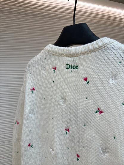 CD Logo Crewneck Sweater