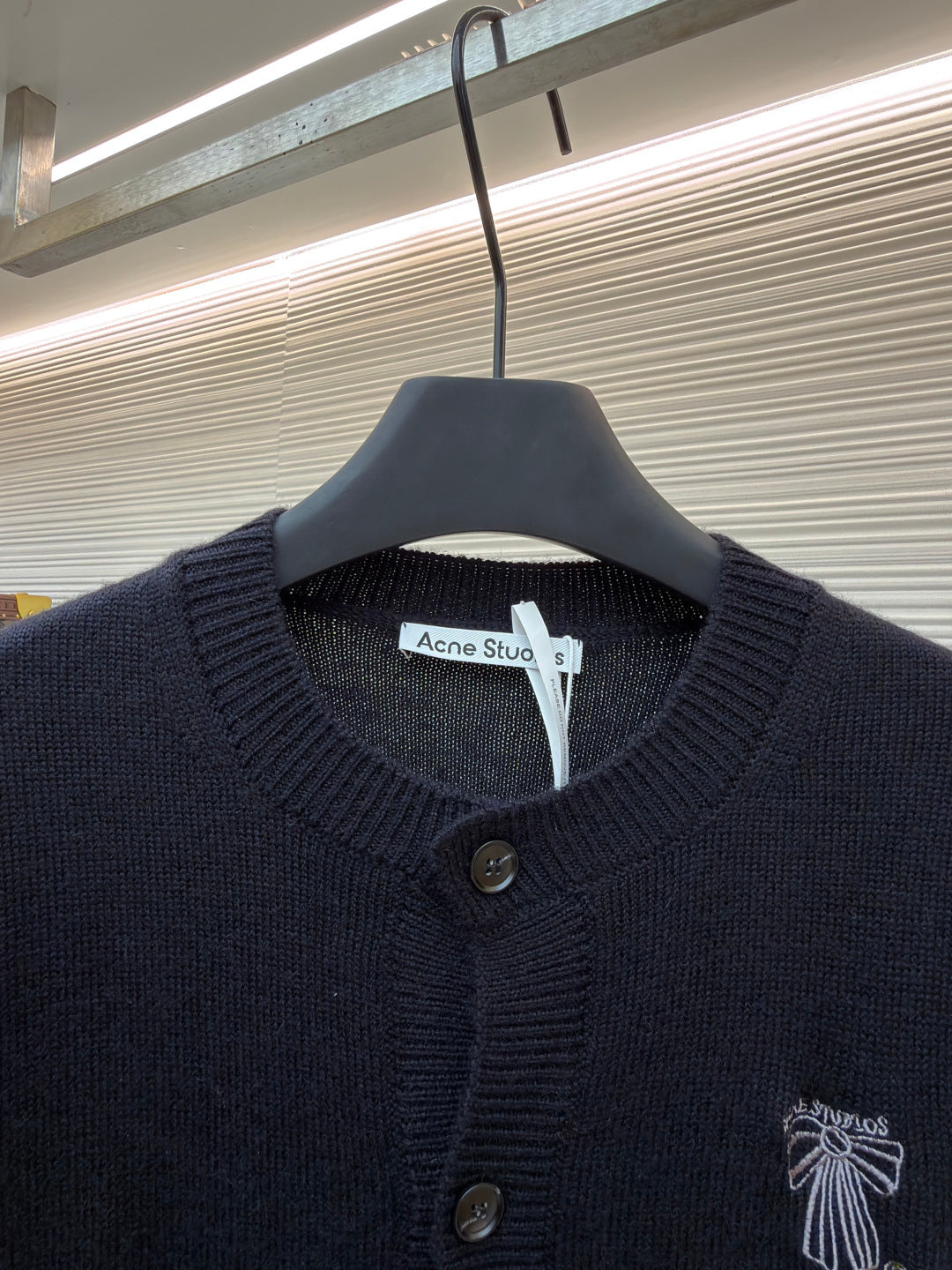 Bow Motif Knit Cardigan