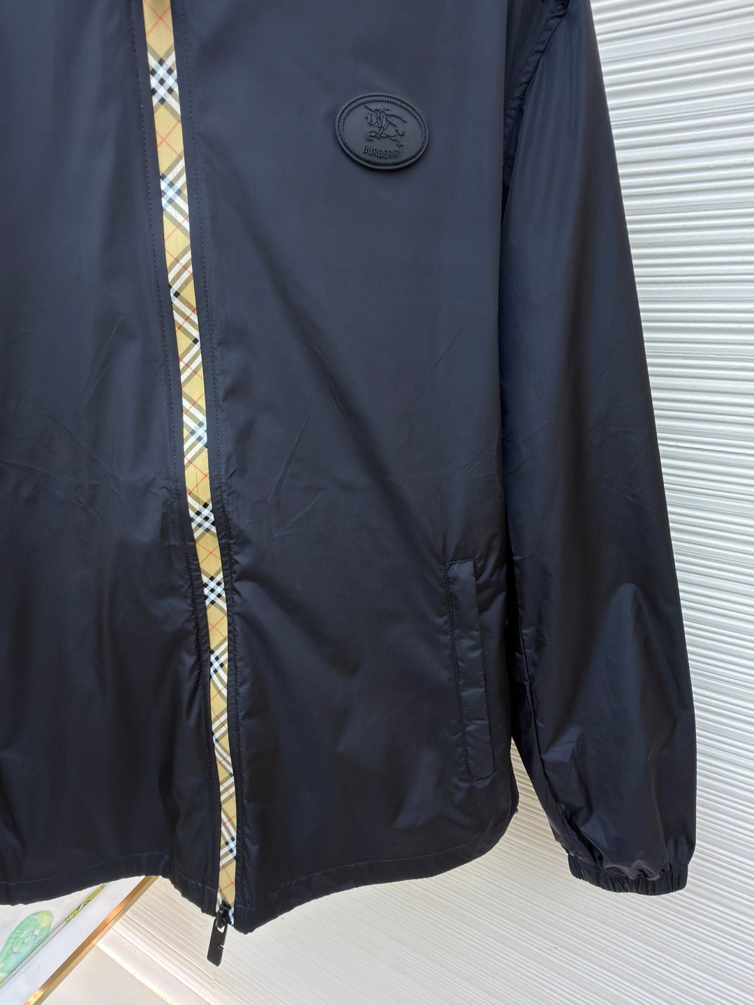 Vintage Check Hooded Jacket