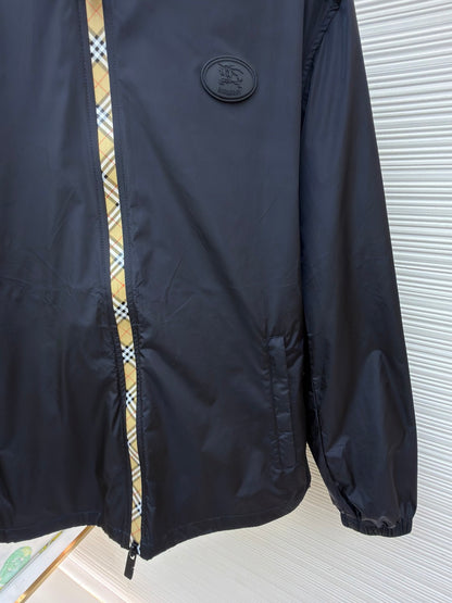 Vintage Check Hooded Jacket