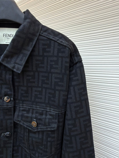Graphic Denim Jacket
