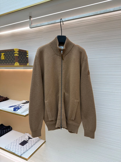Logo Patch Knit Cardigan