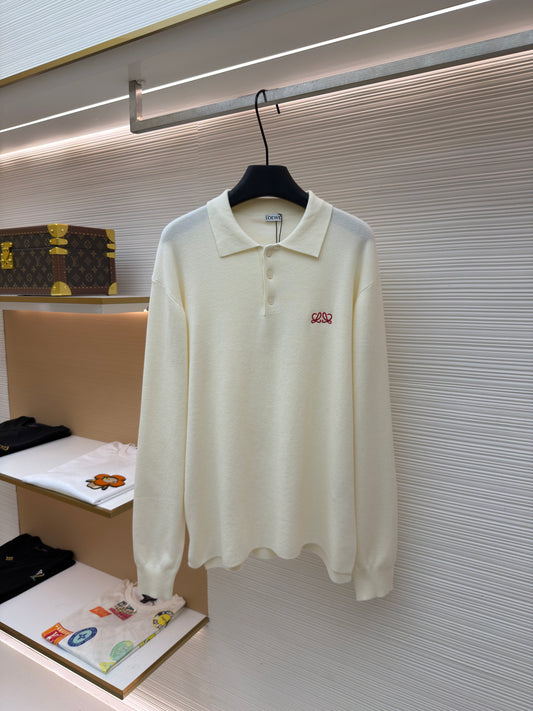 Embroidered Crewneck Sweater