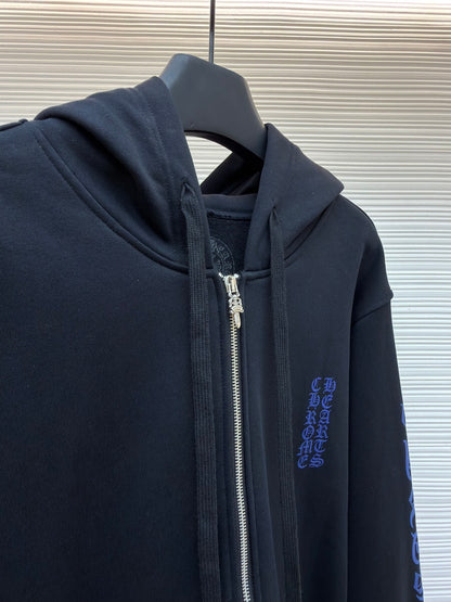 Gothic Logo Zip Jacket
