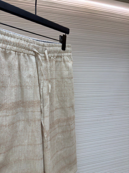Embroidered Denim Shorts