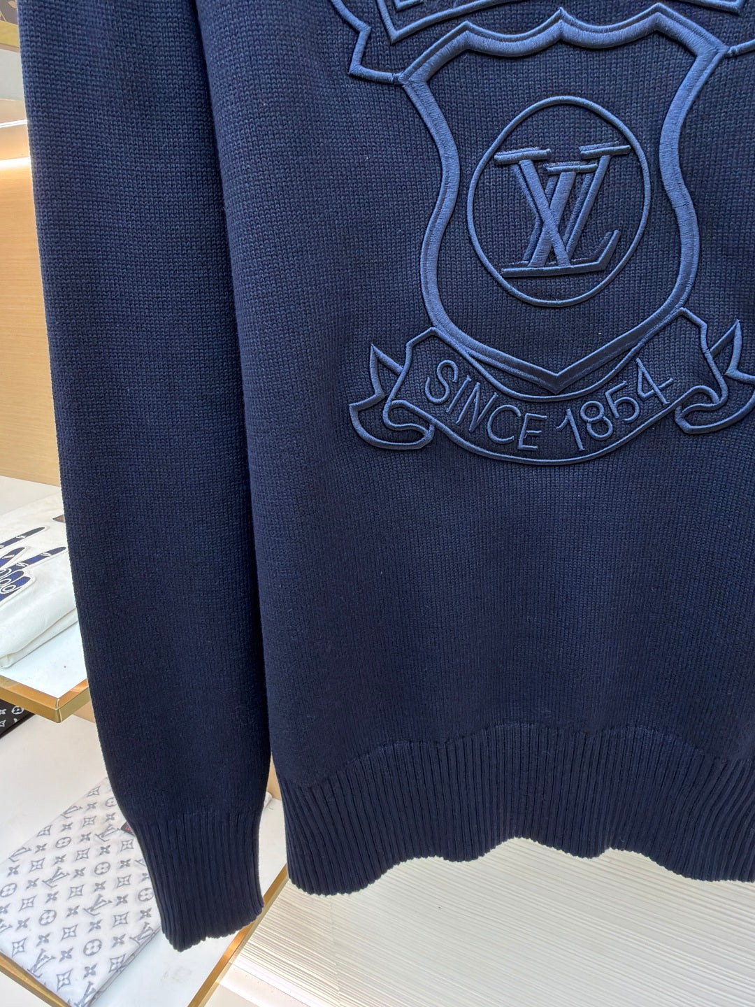 LV Logo Crewneck Sweater