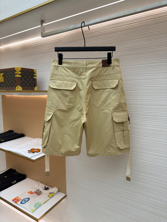 Gabardine Cargo Shorts