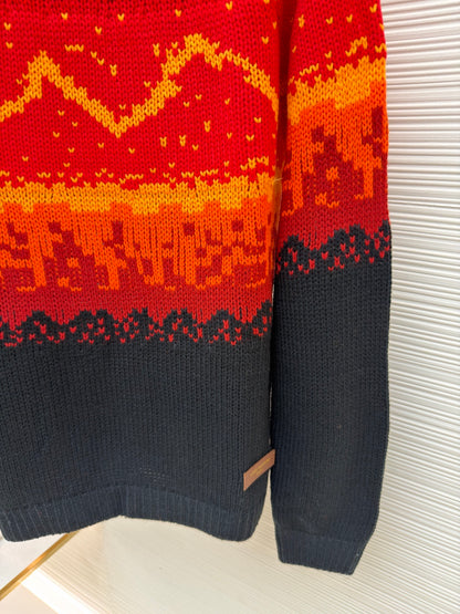LV Logo Wool Crewneck Sweater
