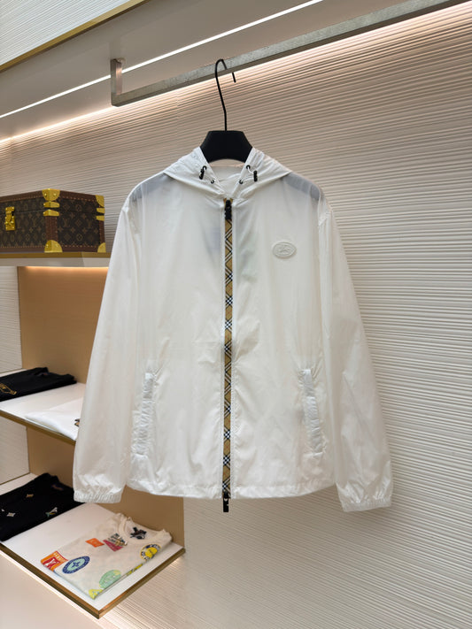 Vintage Check Hooded Jacket