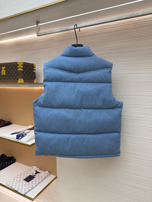 Denim Down Gilet