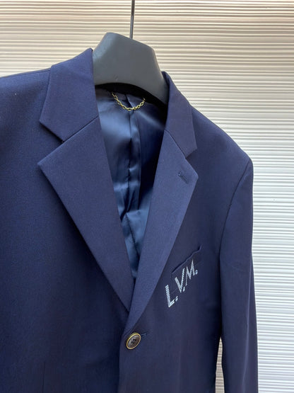 LV Logo Tailored Blazer