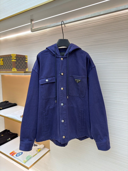 Triangle Logo Denim Jacket