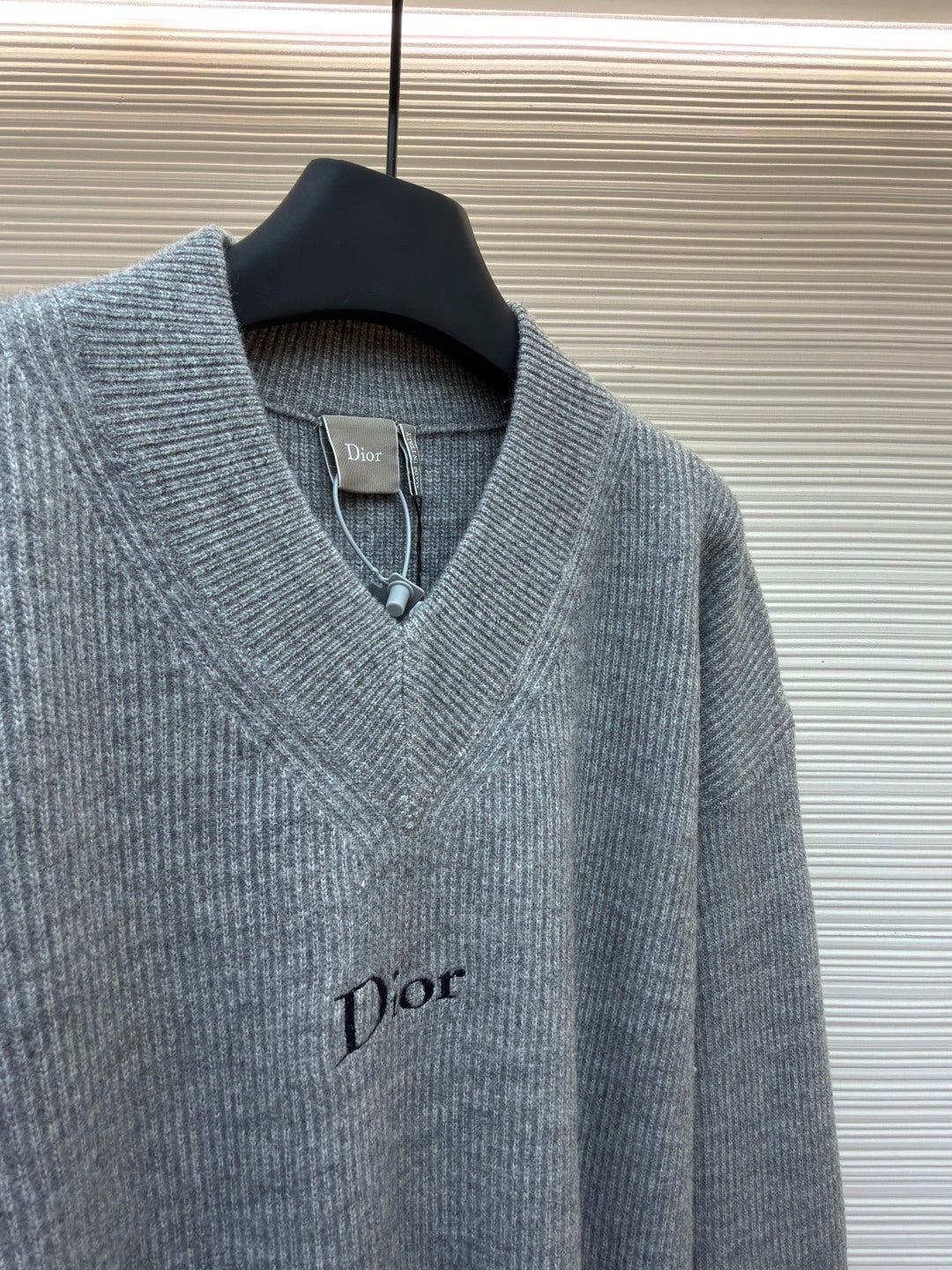 CD Logo Wool Crewneck Sweater