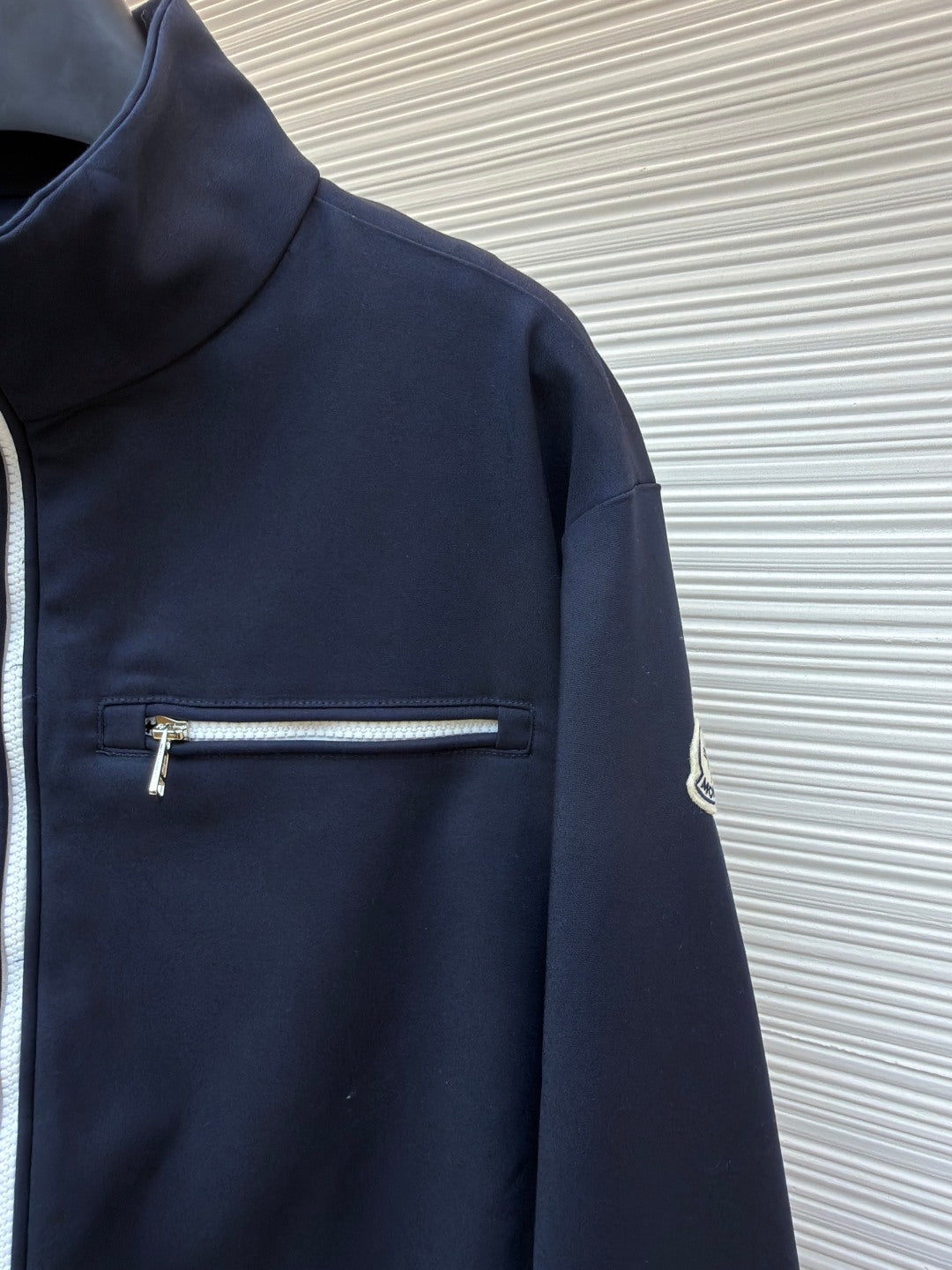 Logo Patch Zip Jacket