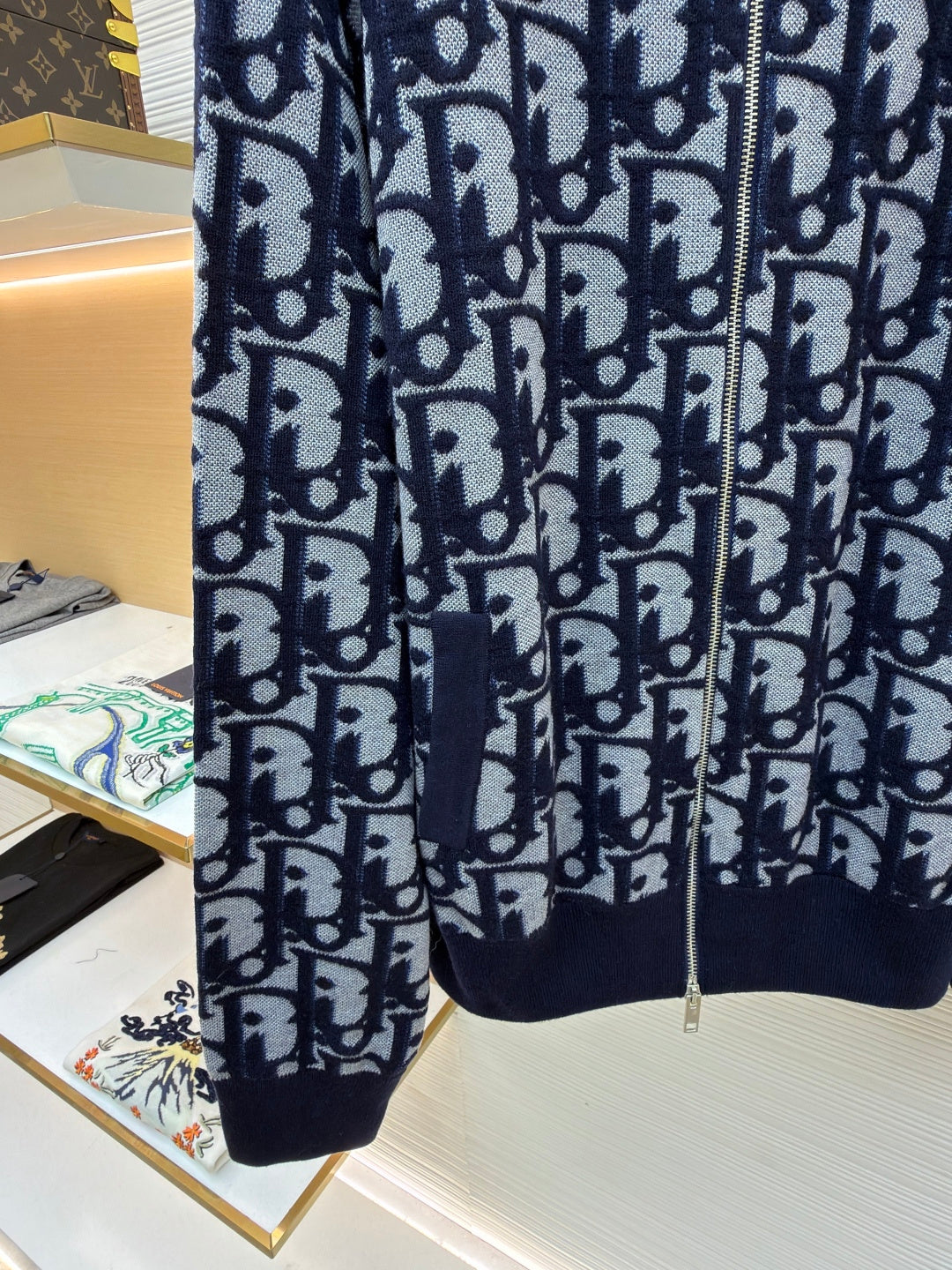 CD Logo Knit Cardigan