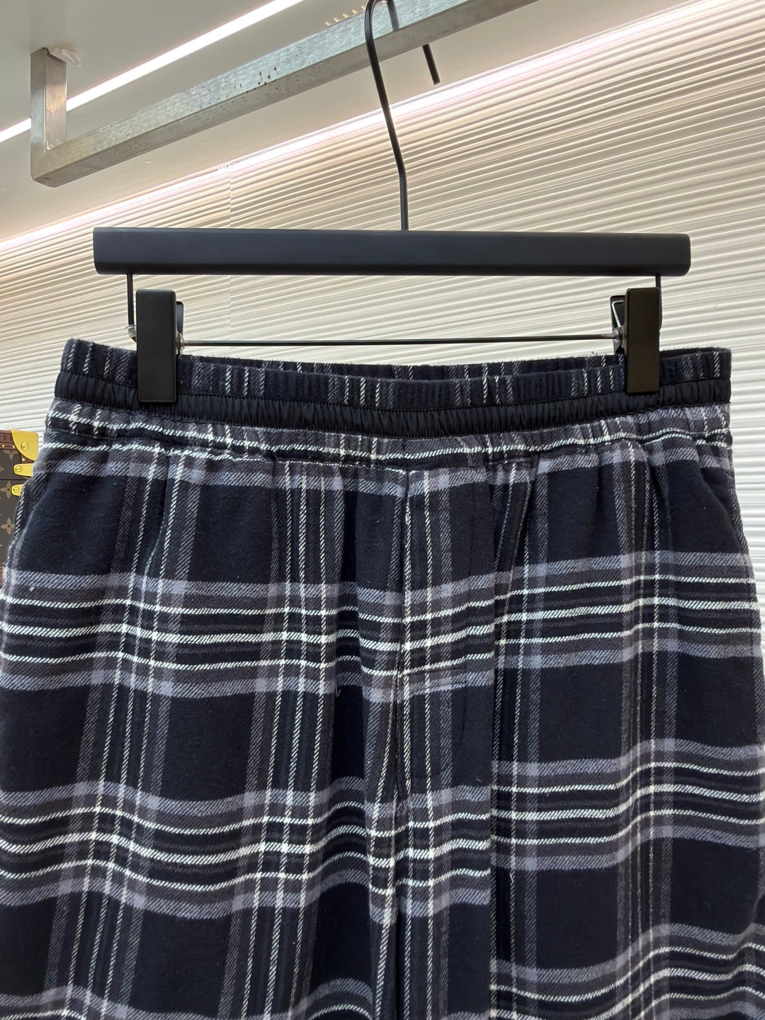 Cross Patch Flannel Shorts