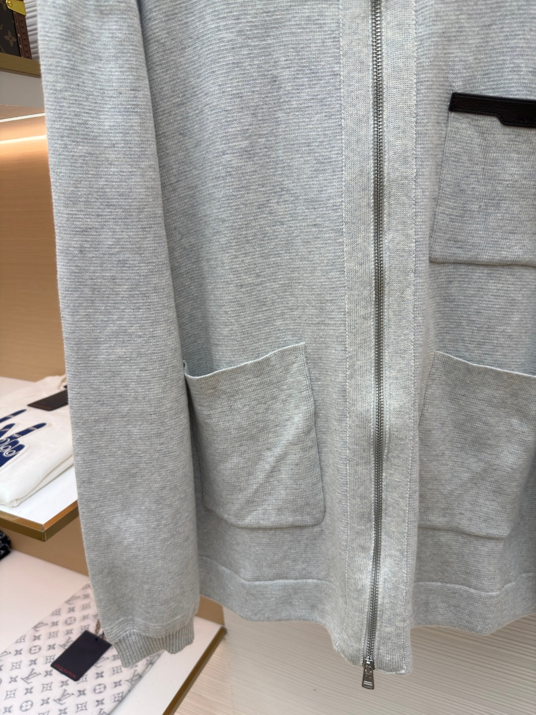 Logo Patch Zip Jacket