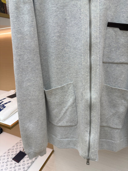 Logo Patch Zip Jacket