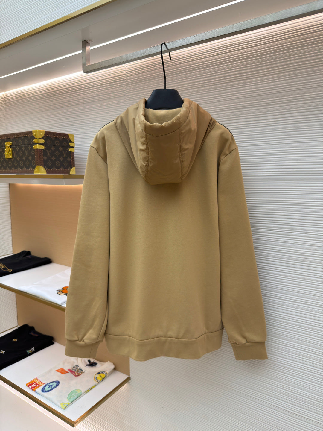 Logo Patch Zip-Up Hoodie