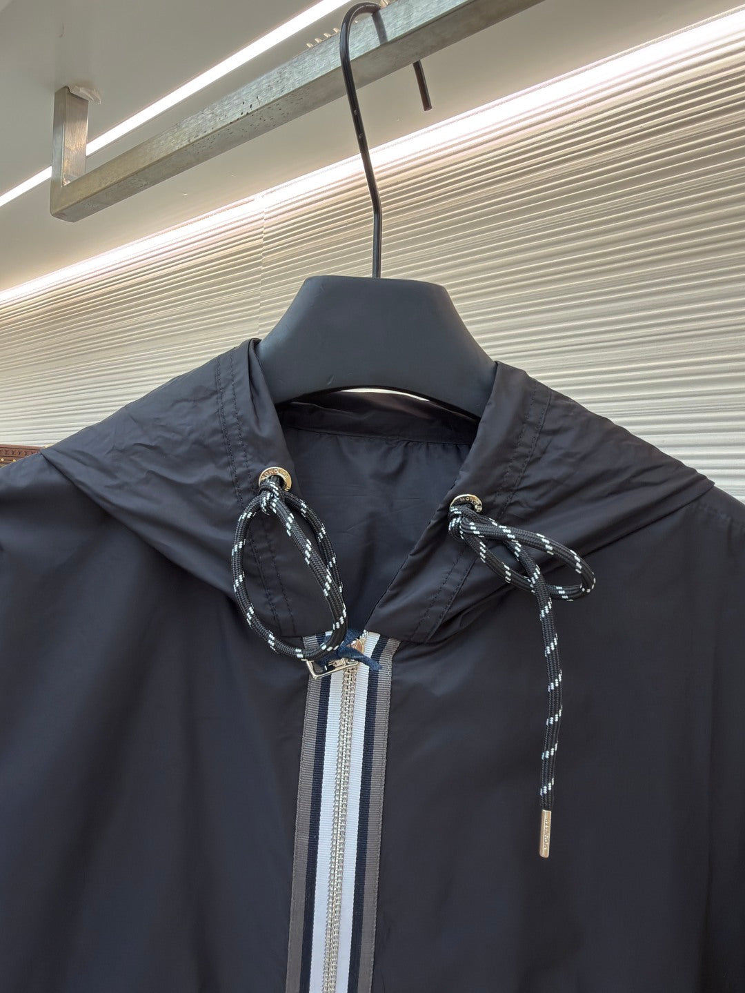 Logo Patch Hooded Jacket