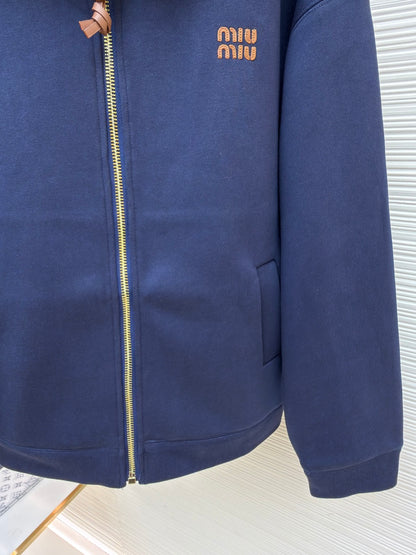 Embroidered Zip Jacket