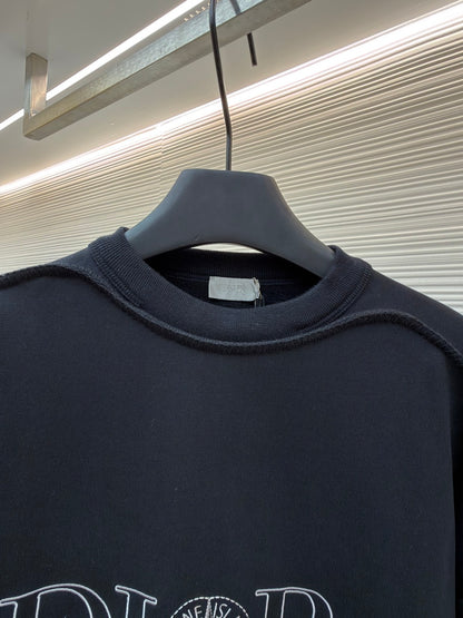 Embroidered Crewneck Sweatshirt