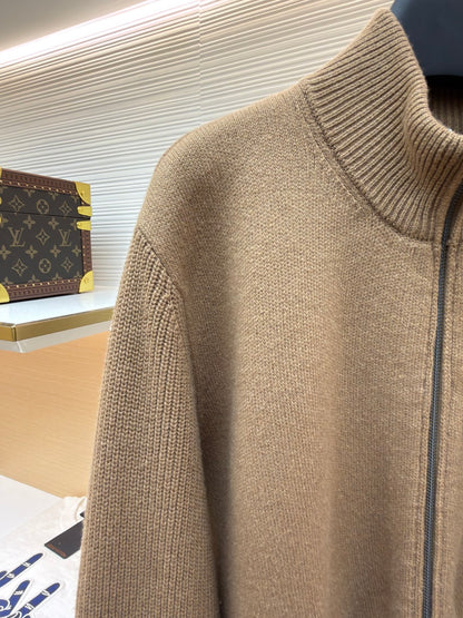 Logo Patch Knit Cardigan