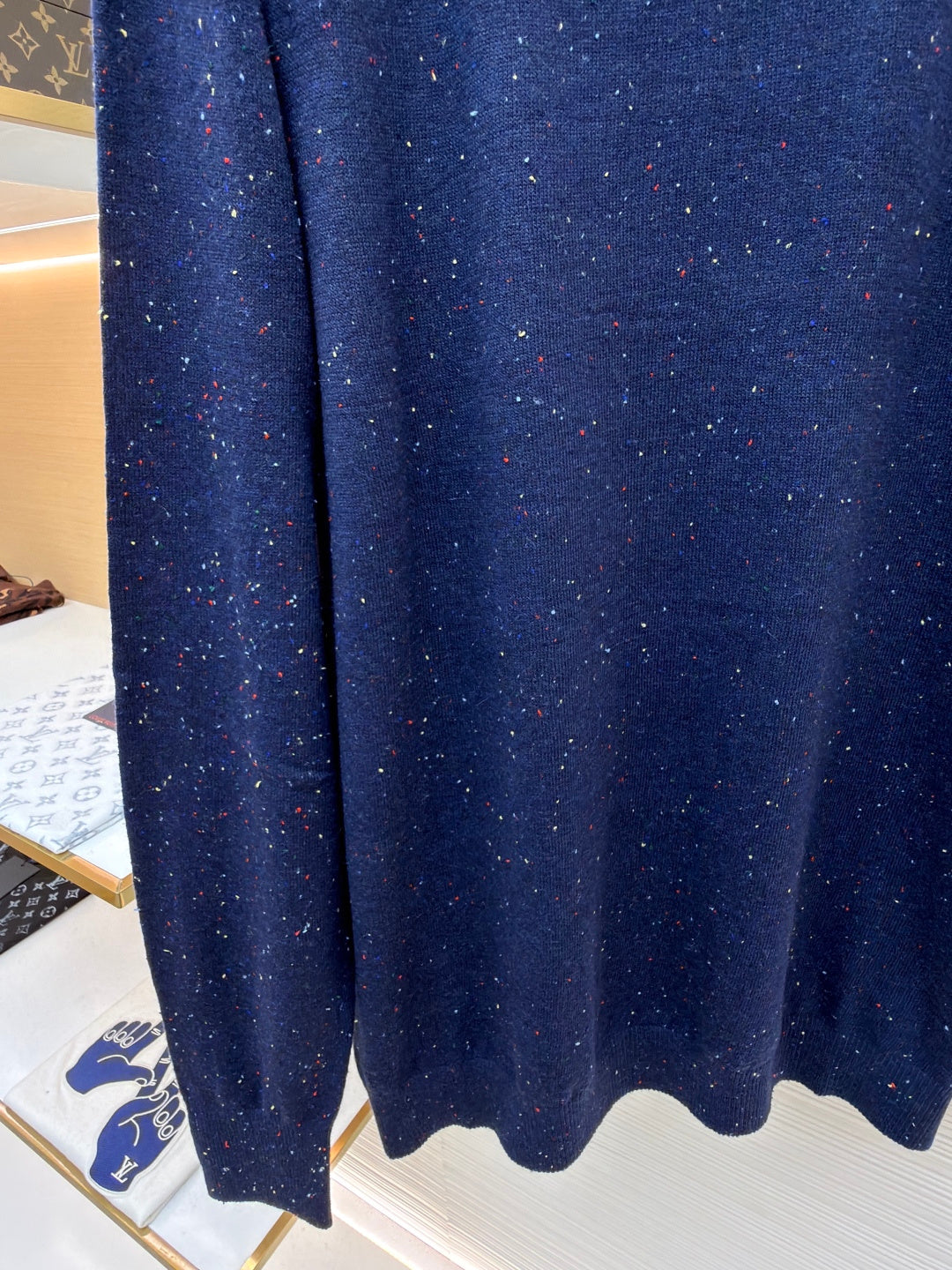CD Logo Wool Crewneck Sweater