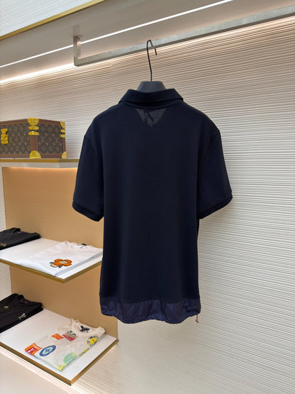 Logo Patch Zip Polo