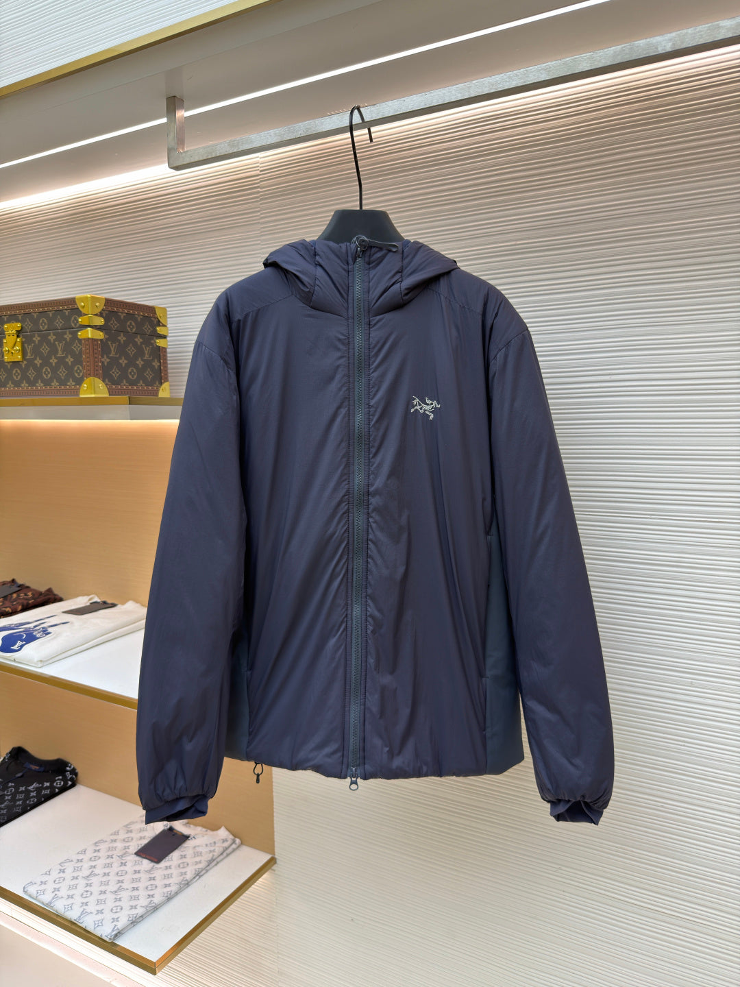 Embroidered Down Jacket