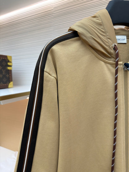 Logo Patch Zip-Up Hoodie