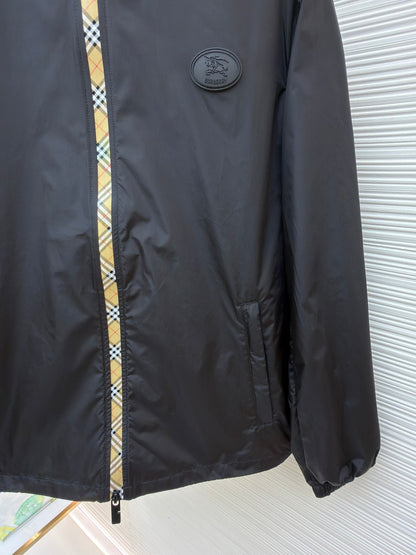 Vintage Check Hooded Jacket