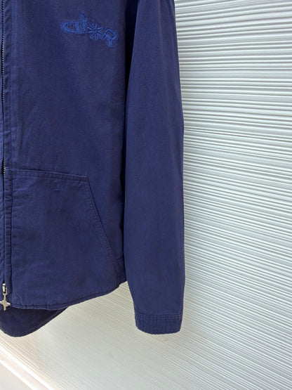 Embroidered Zip Jacket