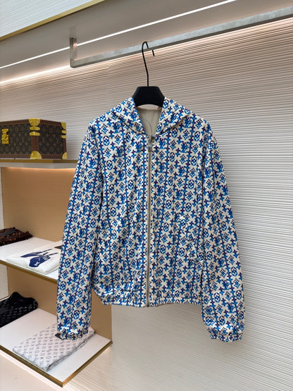LV Logo Windbreaker Jacket