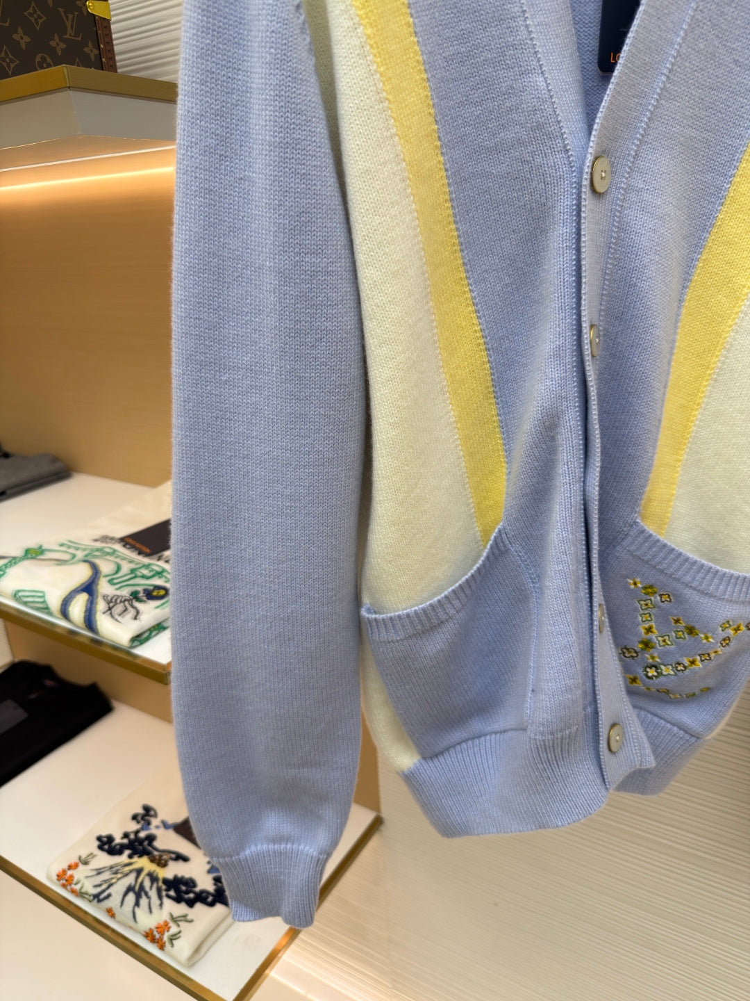 LV Logo Knit Cardigan