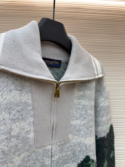 LV Logo Turtleneck Sweater