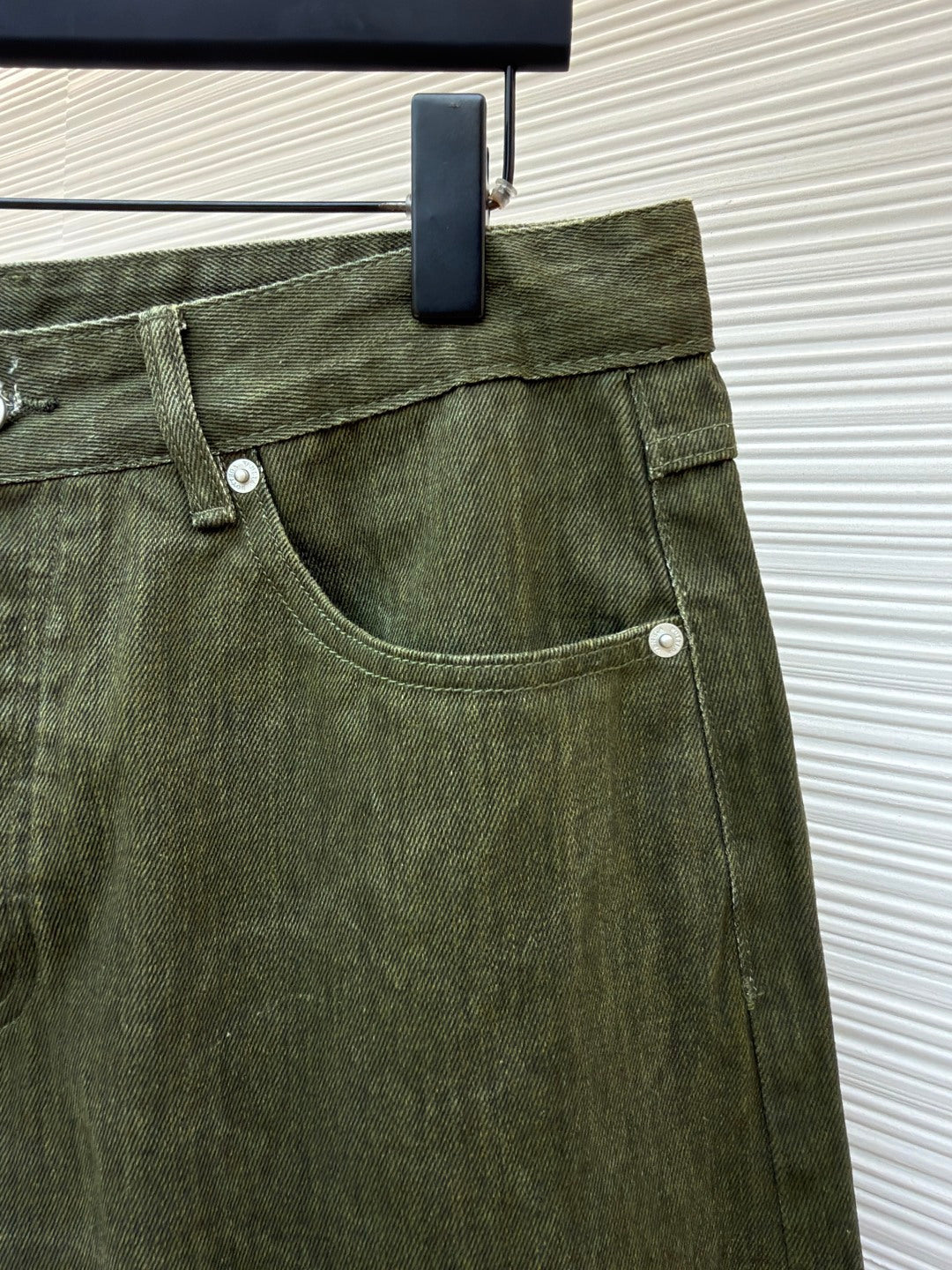 Washed Denim Shorts