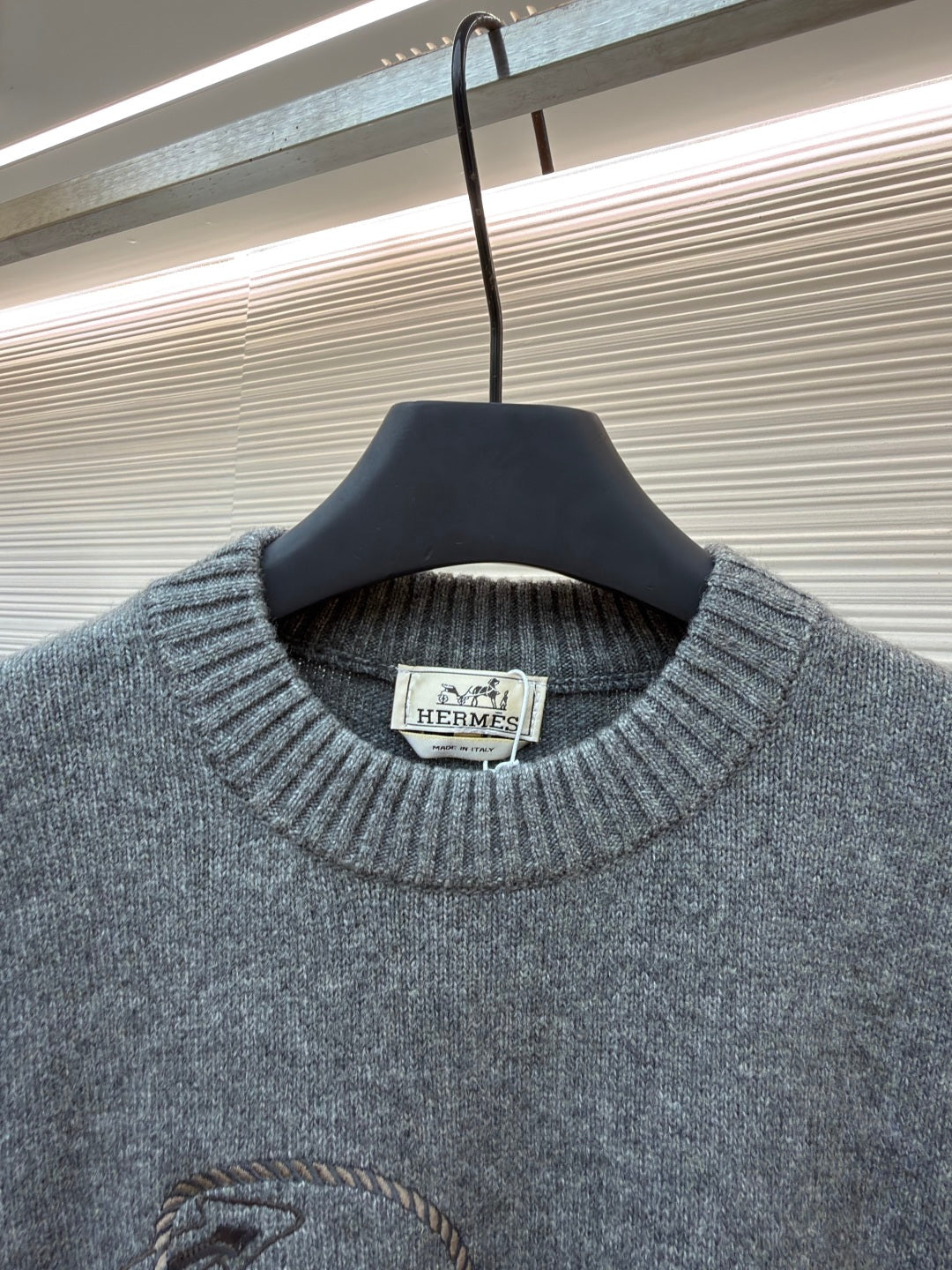 Embroidered Crewneck Sweater