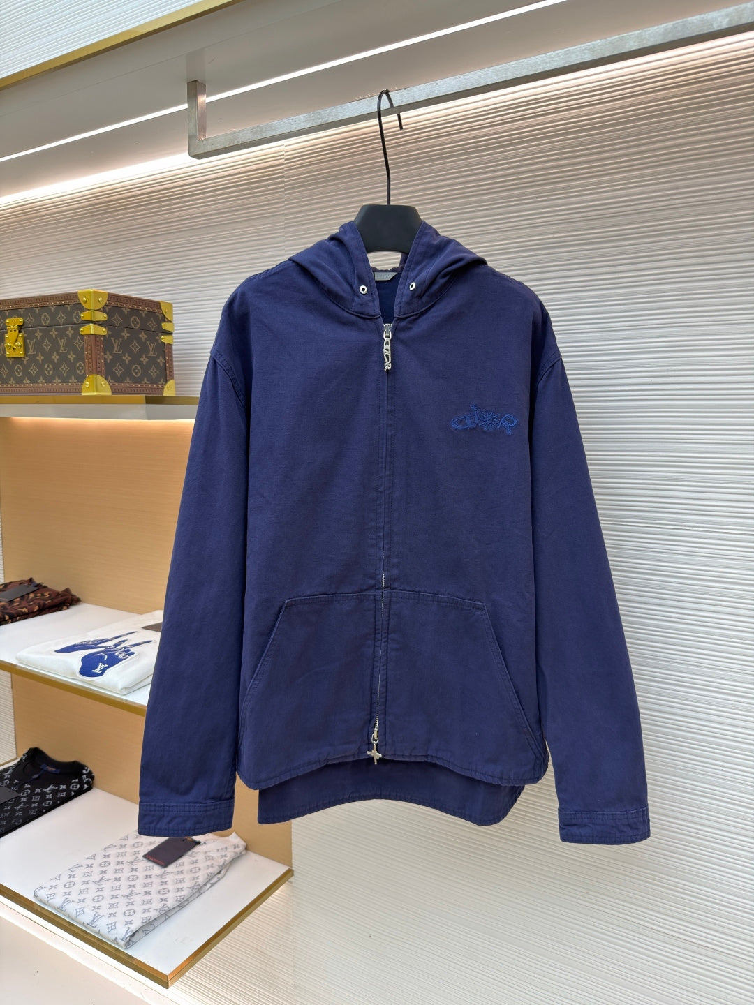 Embroidered Zip Jacket